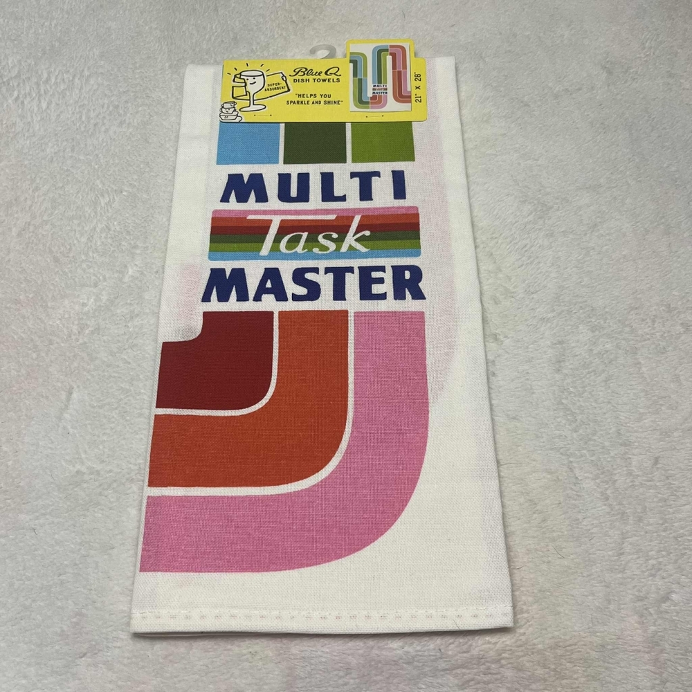 Blue Q Multi Task Master Funny Dishtowel Novelty Gag Gift